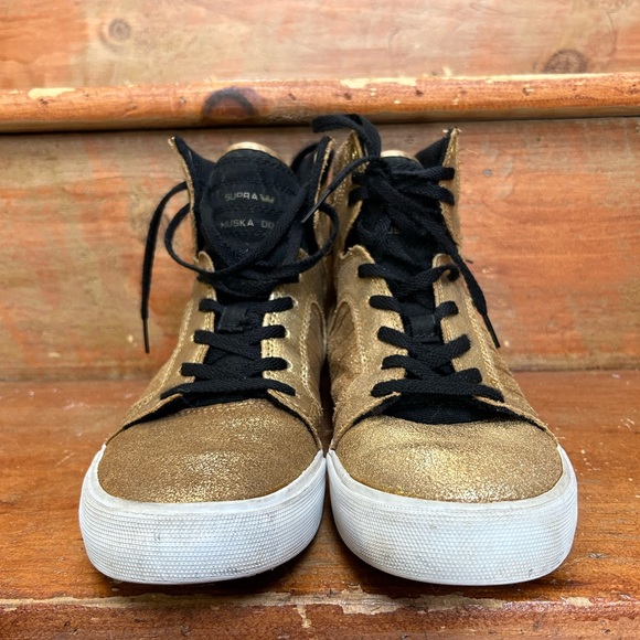 SUPRA Skytop Muska-001 Gold Size 6 - Picture 2 of 8